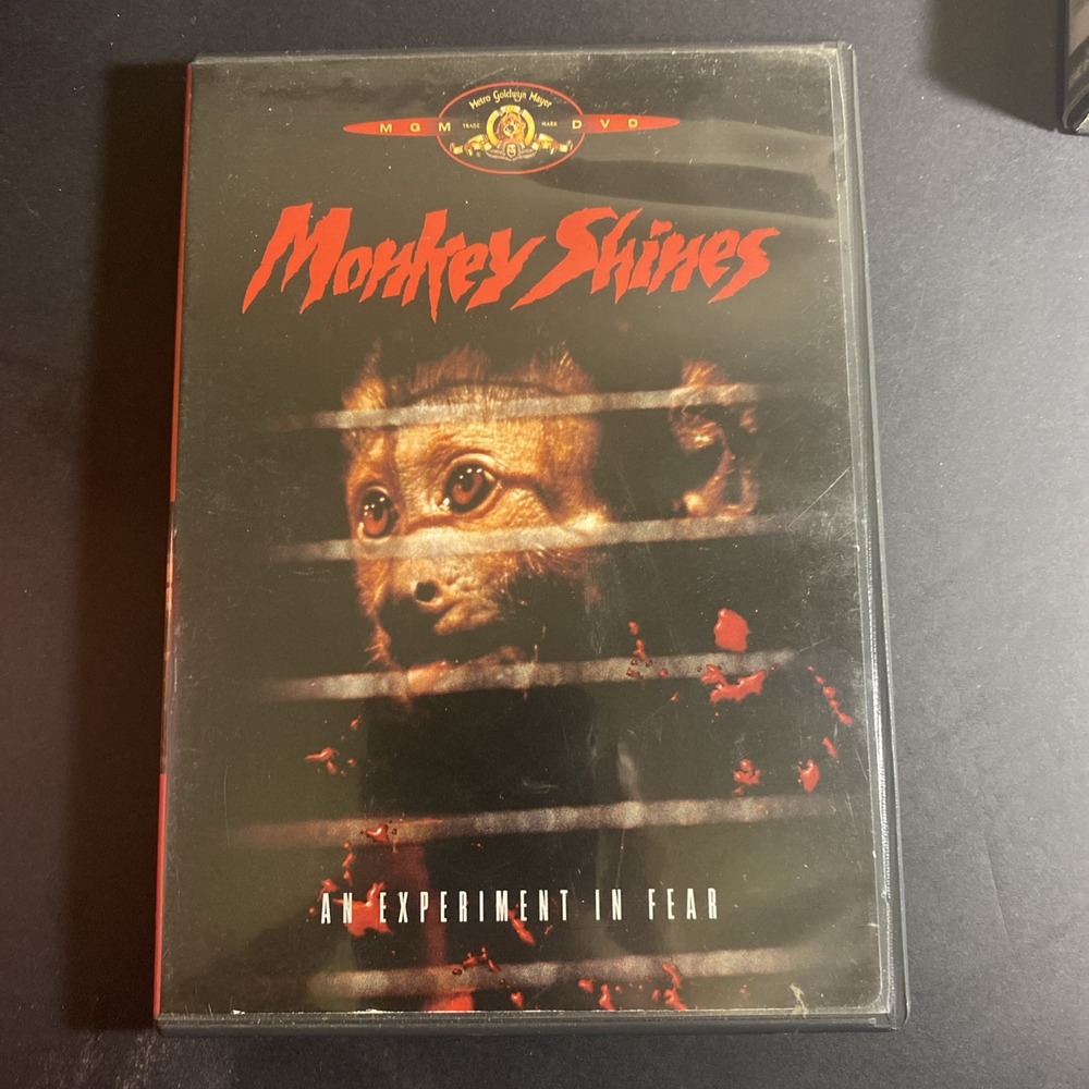 Monkey Shines (DVD, 1988) MGM Horror George A. Romero W/Insert Rare OOP